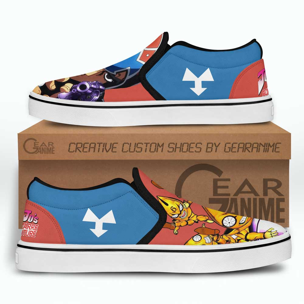 Guido Mista JoJo's Bizarre Adventure Slip-On Shoes - Image 2