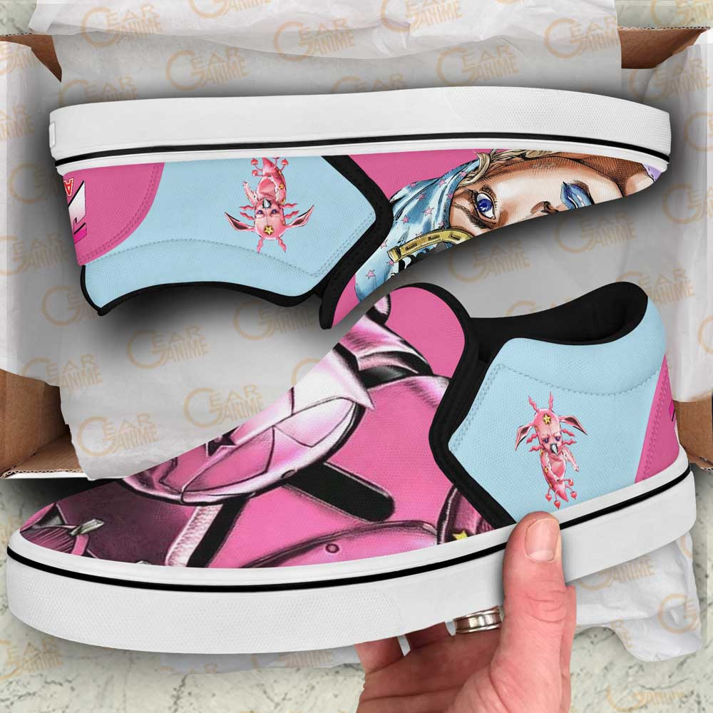 Johnny Joestar JoJo's Bizarre Adventure Slip-On Shoes - Image 2