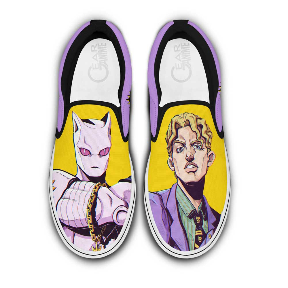 Yoshikage Kira JoJo's Bizarre Adventure Slip-On Shoes