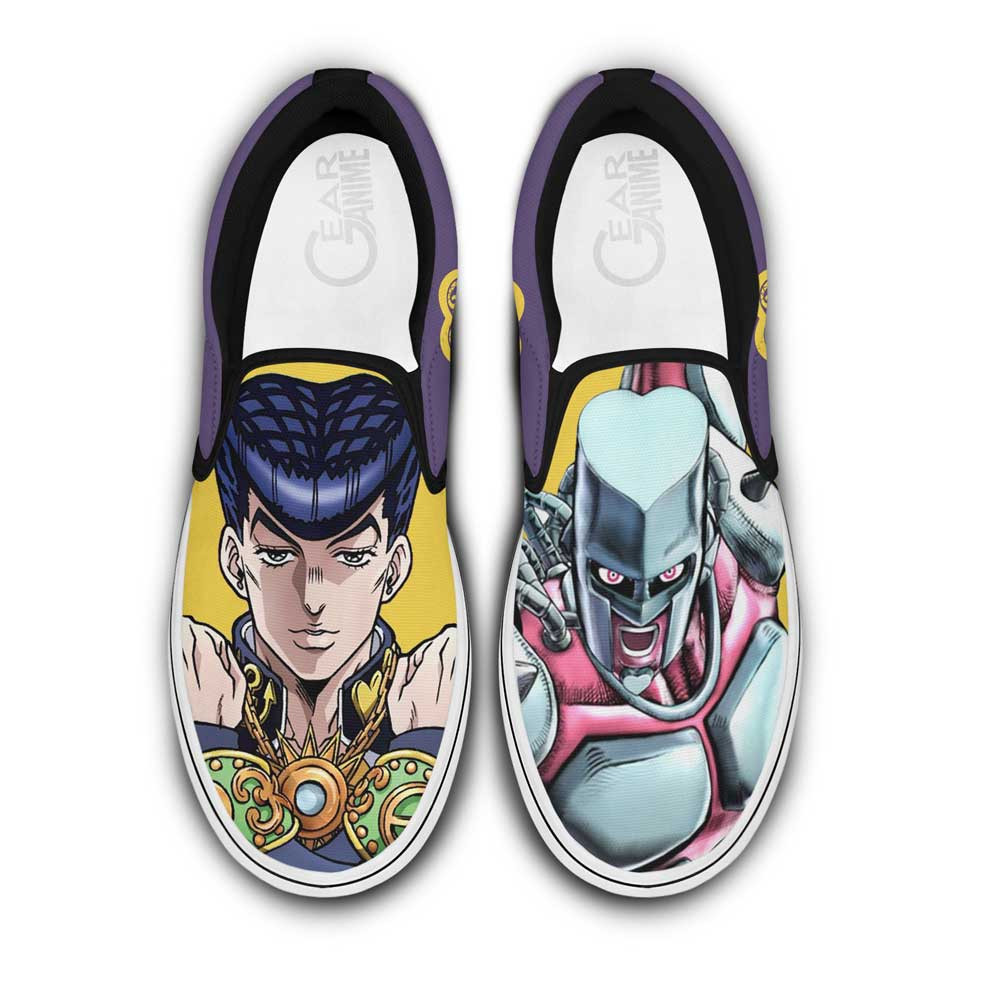 Josuke Higashikata JoJo's Bizarre Adventure Slip-On Shoes