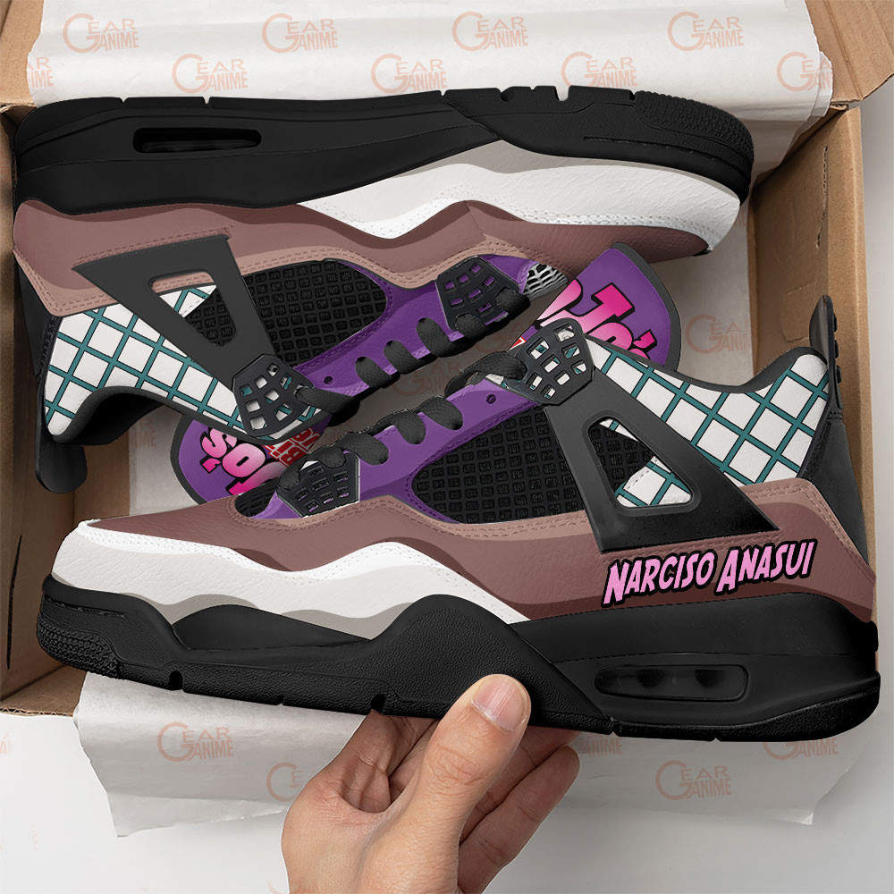 Narciso Anasui JoJo’s Bizarre Adventure BJ4 Sneakers - Image 2