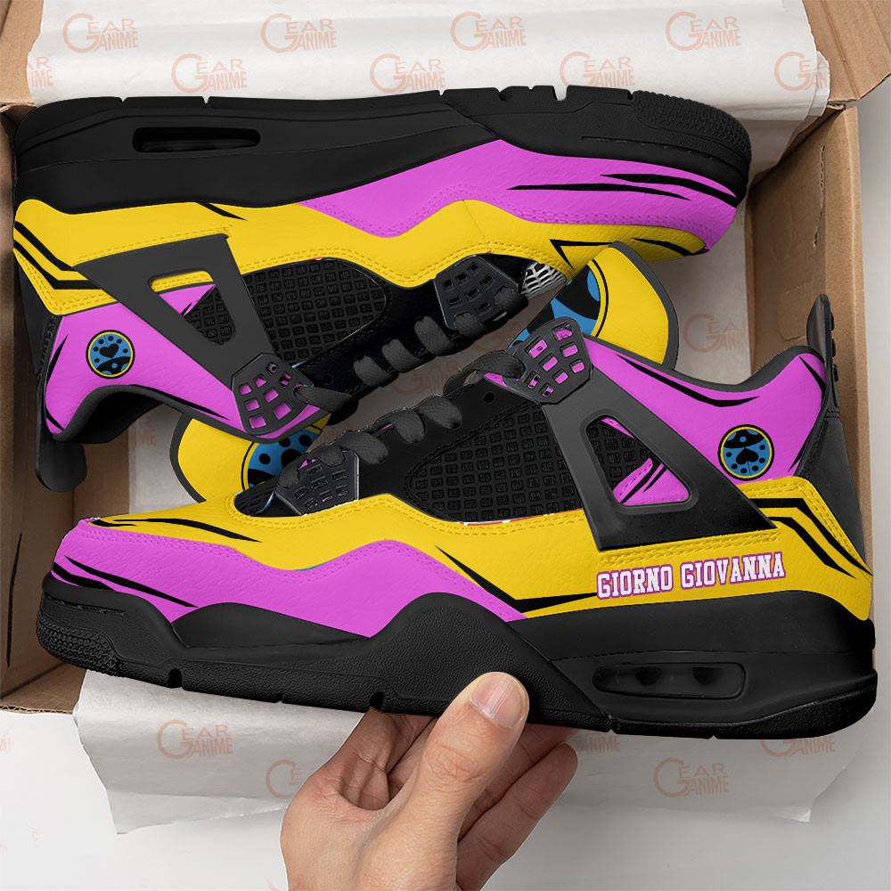 Giorno Giovanna JoJo’s Bizarre Adventure BJ4 MV2404 Sneakers - Image 2