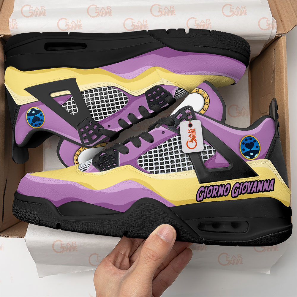 Giorno Giovanna JoJo’s Bizarre Adventure BJ4 Sneakers - Image 2