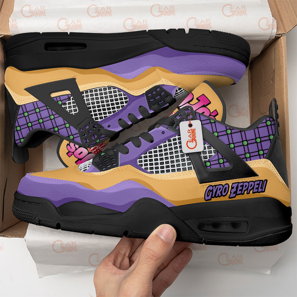 Gyro Zeppeli JoJo’s Bizarre Adventure BJ4 Sneakers - Image 2