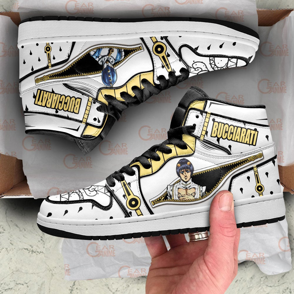 Bruno Bucciarati JJBA High Top J1 Sneakers - Image 2