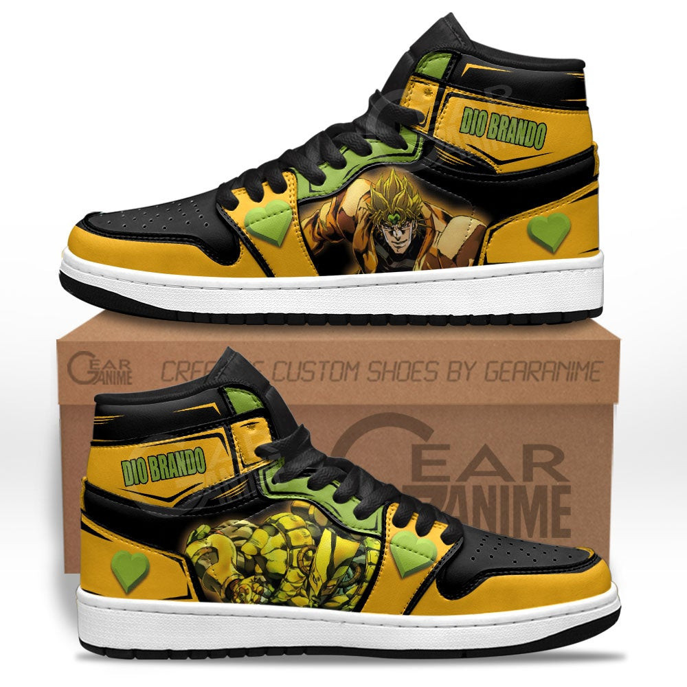 Dio Brando JJBA High Top J1 Sneakers