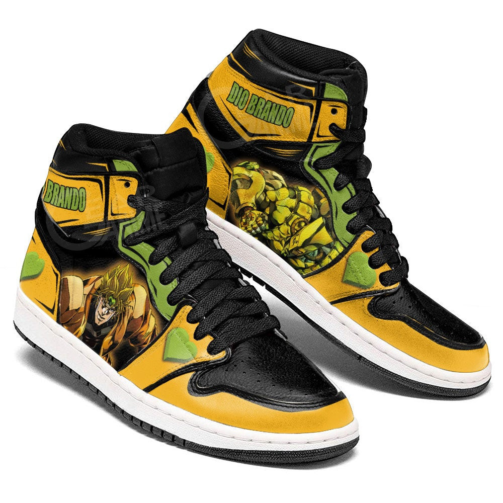 Dio Brando JJBA High Top J1 Sneakers - Image 2