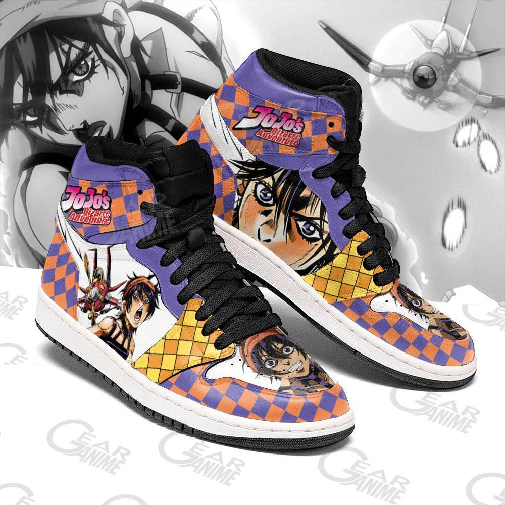 Narancia Ghirga JJBA High Top J1 Sneakers