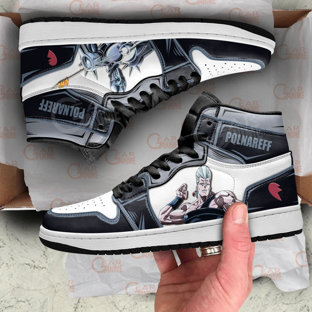 Jean Pierre Polnareff JJBA High Top J1 Sneakers - Image 2
