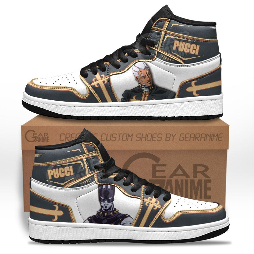 Enrico Pucci JJBA High Top J1 Sneakers - Image 2