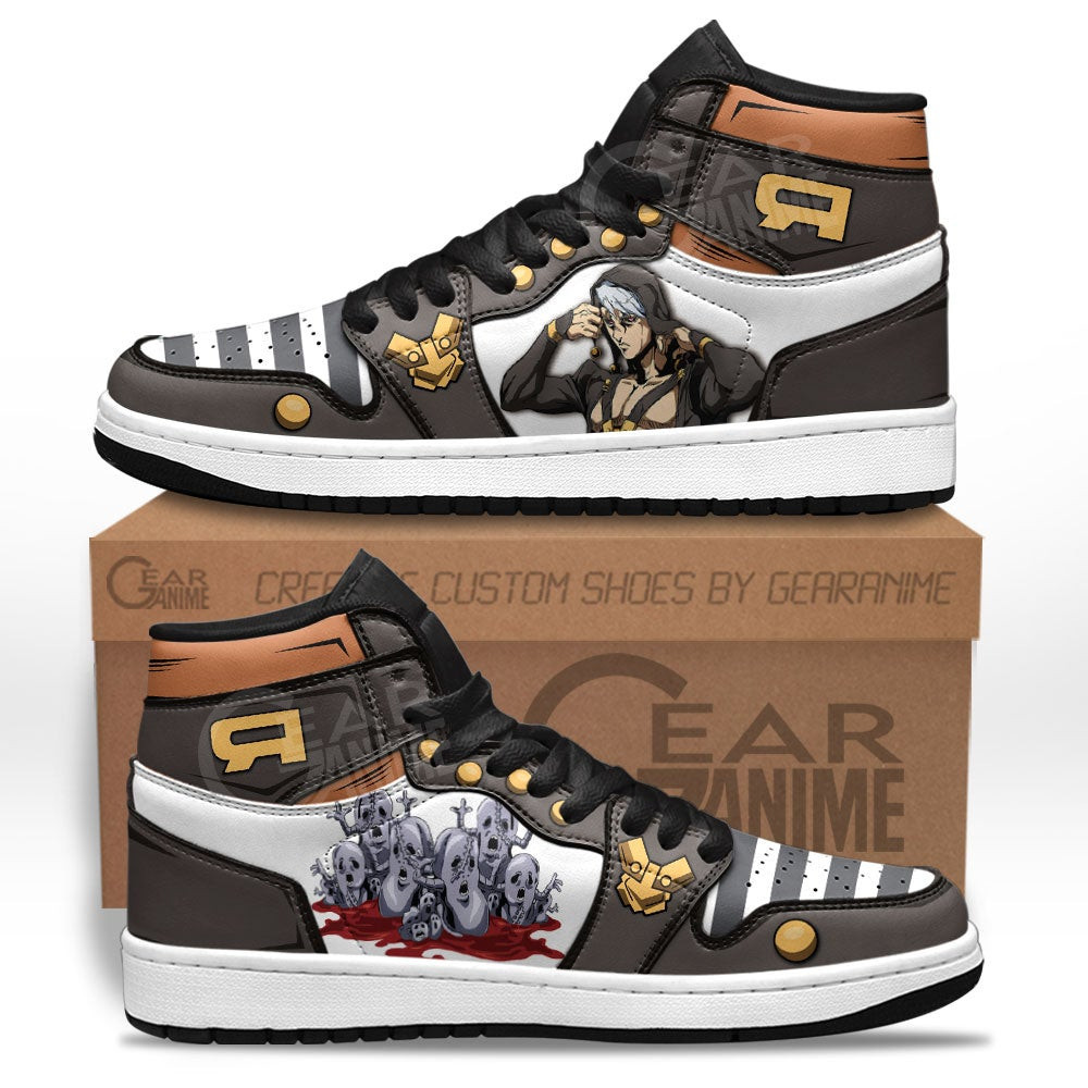 Risotto Nero JJBA High Top J1 Sneakers