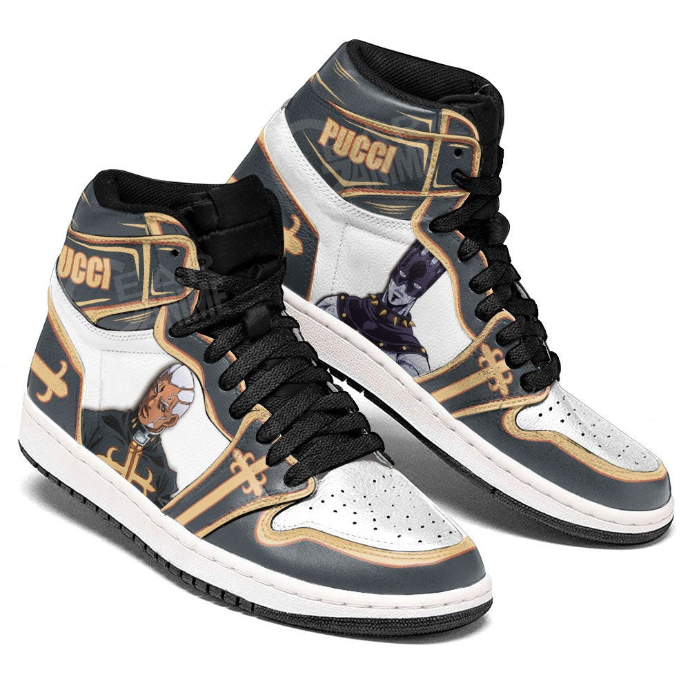 Enrico Pucci JJBA High Top J1 Sneakers