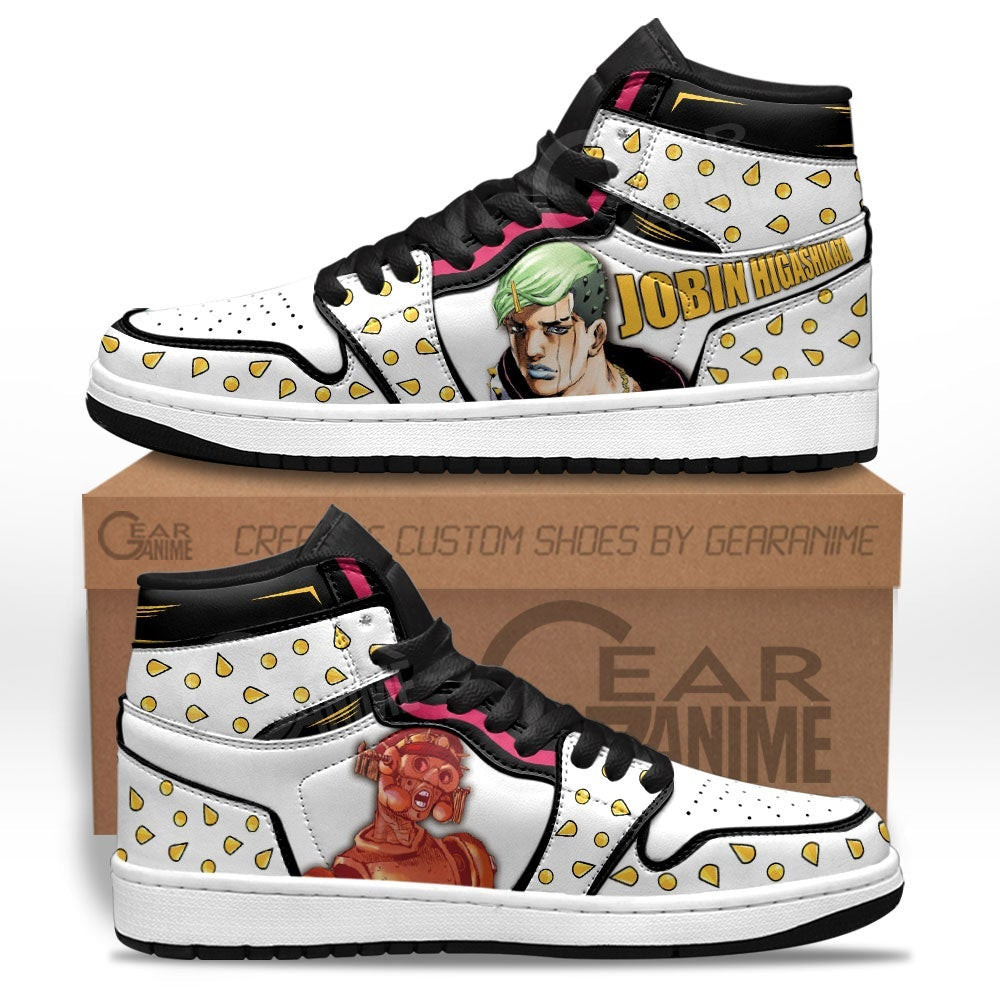 Jobin Higashikata JJBA High Top J1 Sneakers