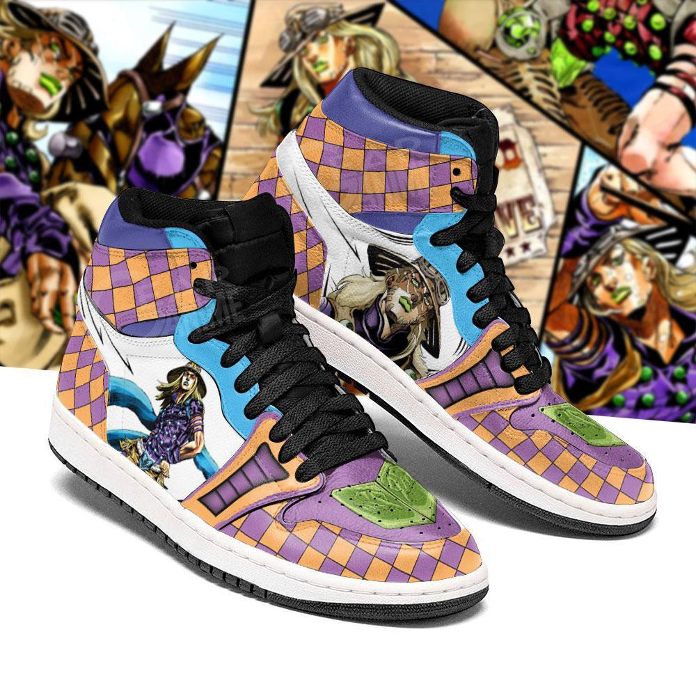 Gyro Zeppeli JJBA High Top J1 Sneakers