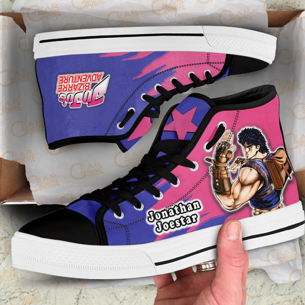 Jonathan Joestar High Tops Canvas Shoes - Image 2