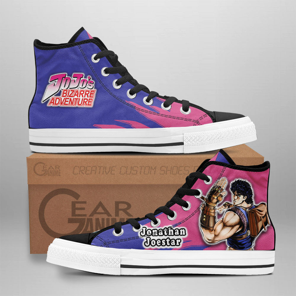 Jonathan Joestar High Tops Canvas Shoes
