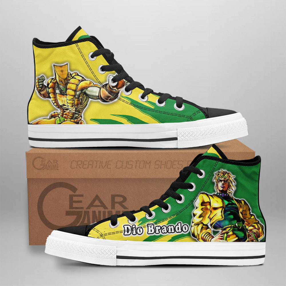 Dio Brando High Tops Canvas Shoes