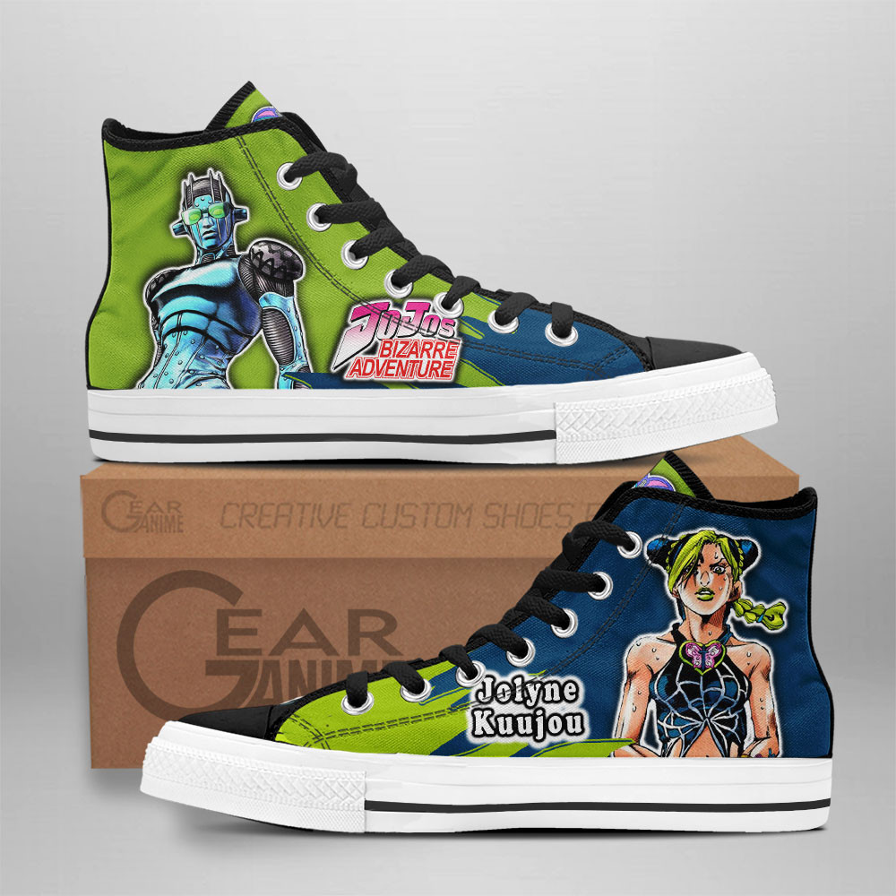 Jolyne Kuujou High Tops Canvas Shoes