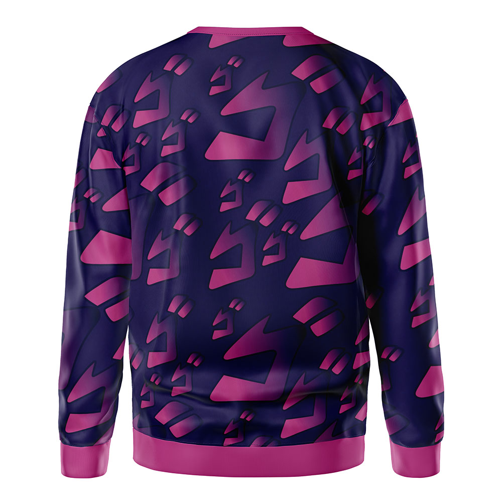 Menacing Aura Jojo’s Bizarre Adventure Sweatshirt - Image 3
