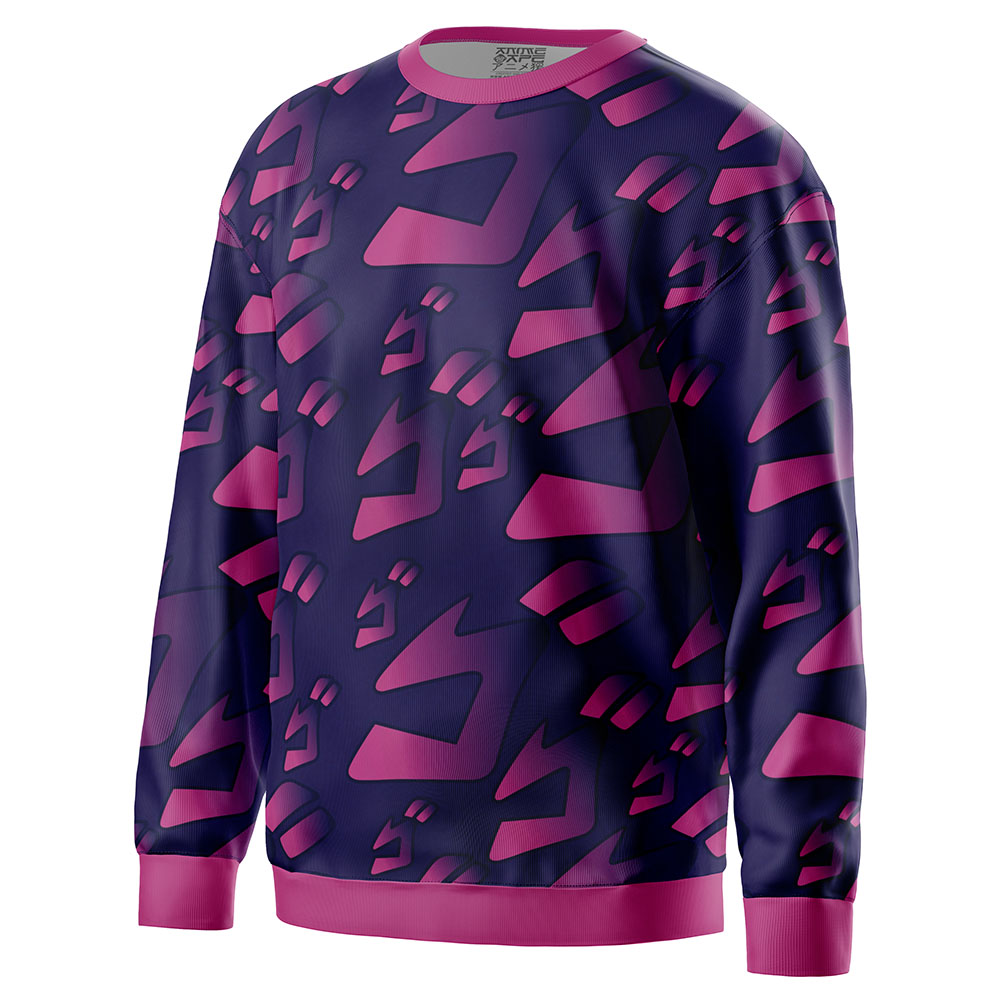 Menacing Aura Jojo’s Bizarre Adventure Sweatshirt - Image 2