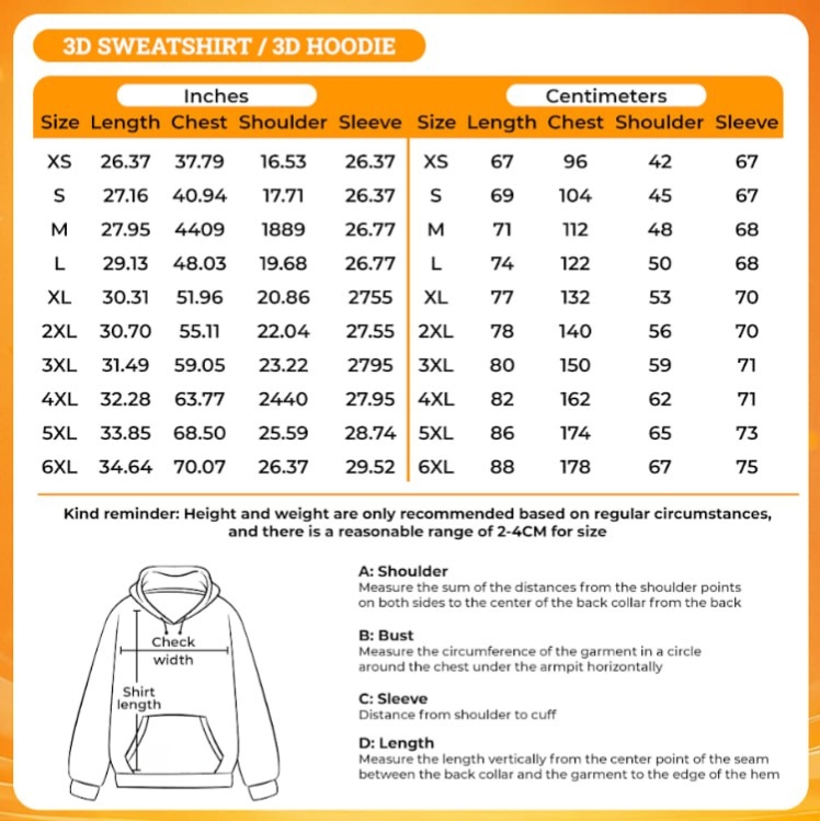 3D Sweatshirt 3D Hoodie - JoJo's Bizarre Adventure UK Shop