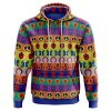 All Symbols Pattern Jojos Bizarre Adventure AOP Hoodie 3D FRONT Mockup - JoJo's Bizarre Adventure UK Shop