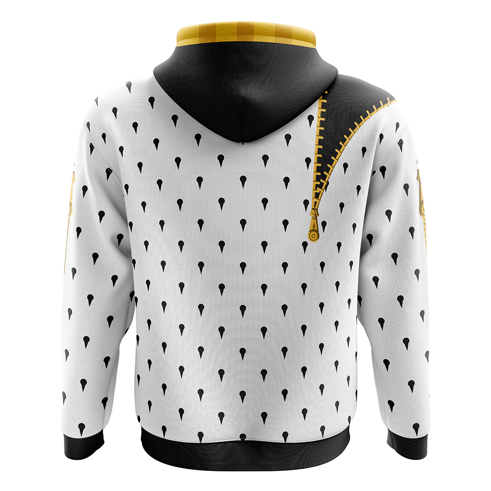 Bruno Bucciarati Jojo’s Bizarre Adventure Zip Hoodie Jacket - Image 2