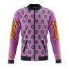 Giorno Giovanna Anime Jojos Bizarre Adventure Bomber Jacket FRONT Mockup - JoJo's Bizarre Adventure UK Shop