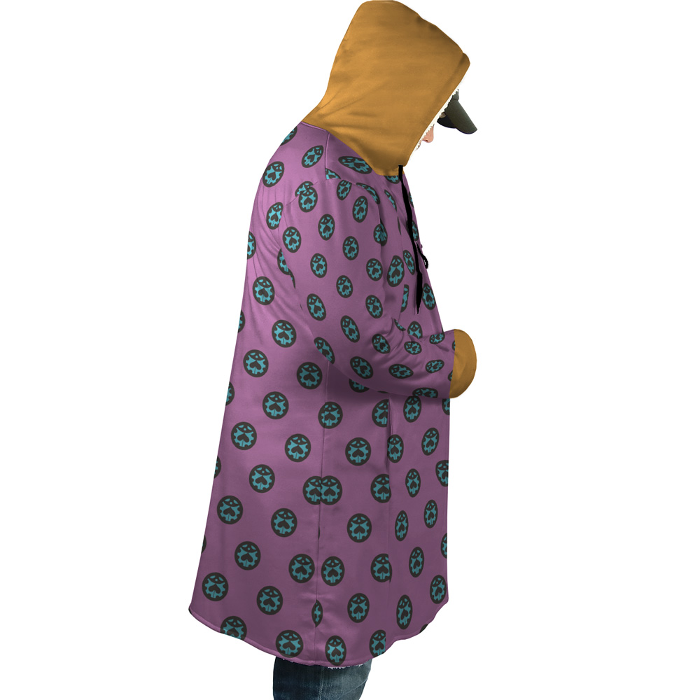 Giorno Giovanna Anime Jojo’s Bizarre Adventure Dream Cloak Coat - Image 4