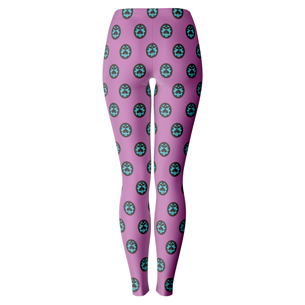 Giorno Giovanna Anime Jojo’s Bizarre Adventure Leggings - Image 2