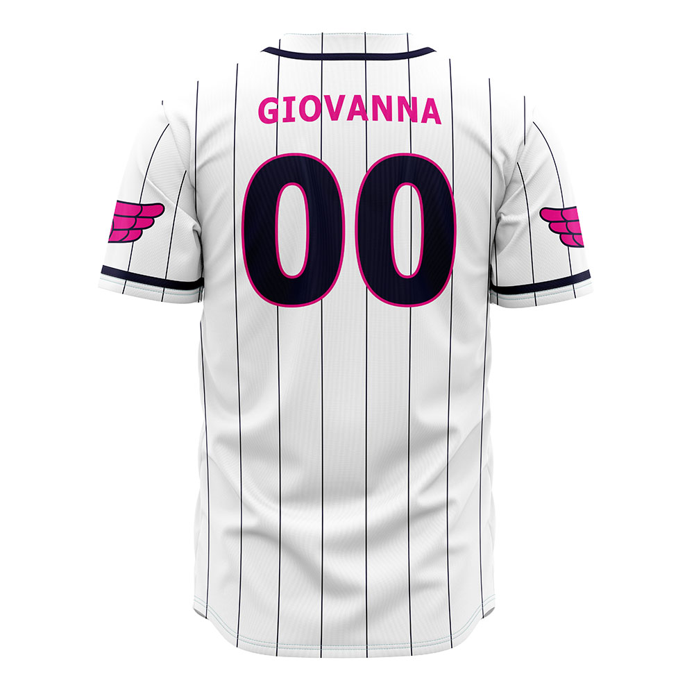 Giorno Giovanna Golden Wind Jojo’s Bizarre Adventure Baseball Jersey - Image 2