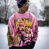 Giorno Giovanna Jojos Bizarre Adventure Streetwear Sweatshirt Front 1 - JoJo's Bizarre Adventure UK Shop