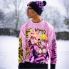 Giorno Giovanna Jojos Bizarre Adventure Streetwear Sweatshirt Front 2 - JoJo's Bizarre Adventure UK Shop
