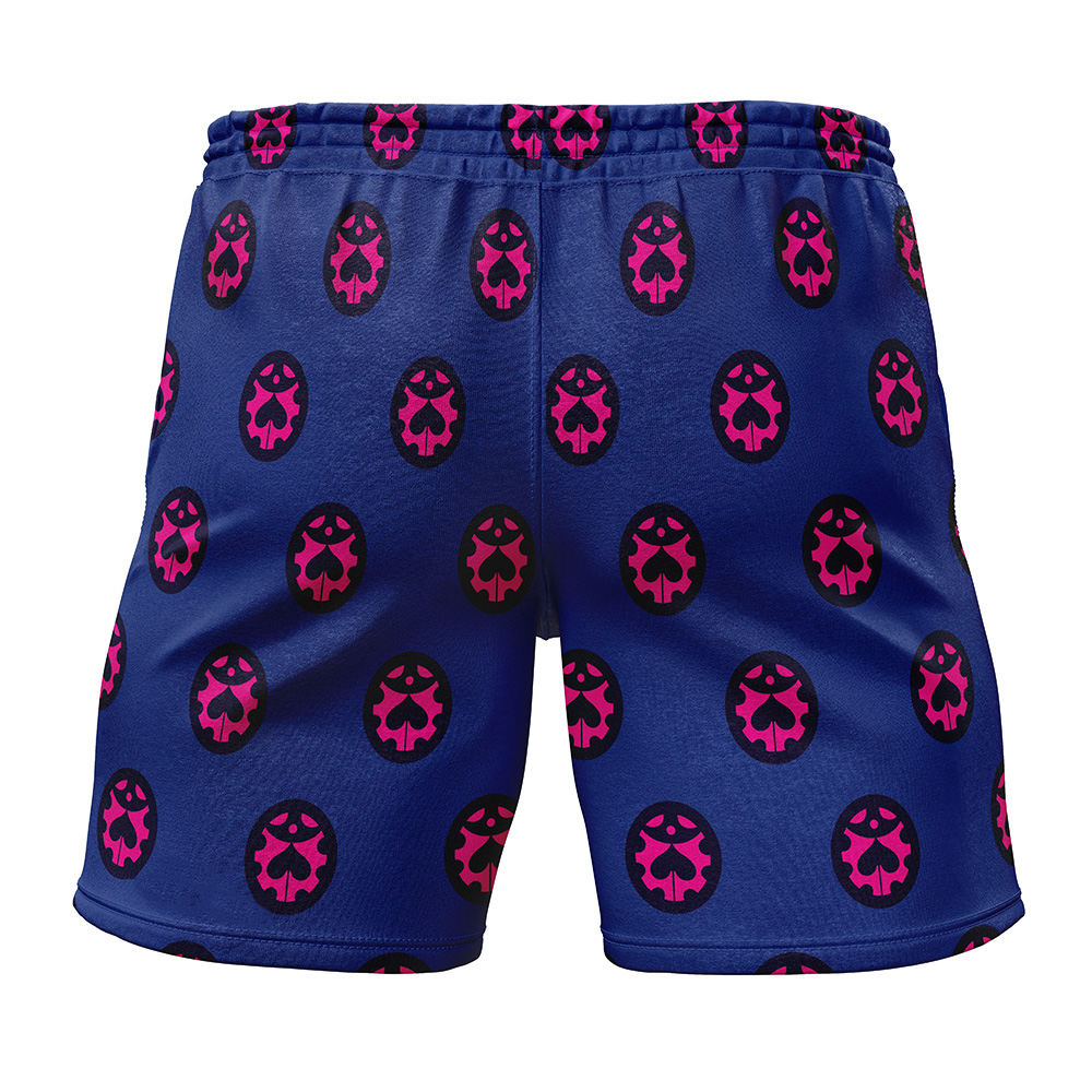 Giorno Giovanna Jojo’s Bizarre Adventure Gym Shorts - Image 2