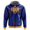 Giorno Giovanna Jojos Bizarre Adventure Zip Hoodie Jacket FRONT mockup - JoJo's Bizarre Adventure UK Shop
