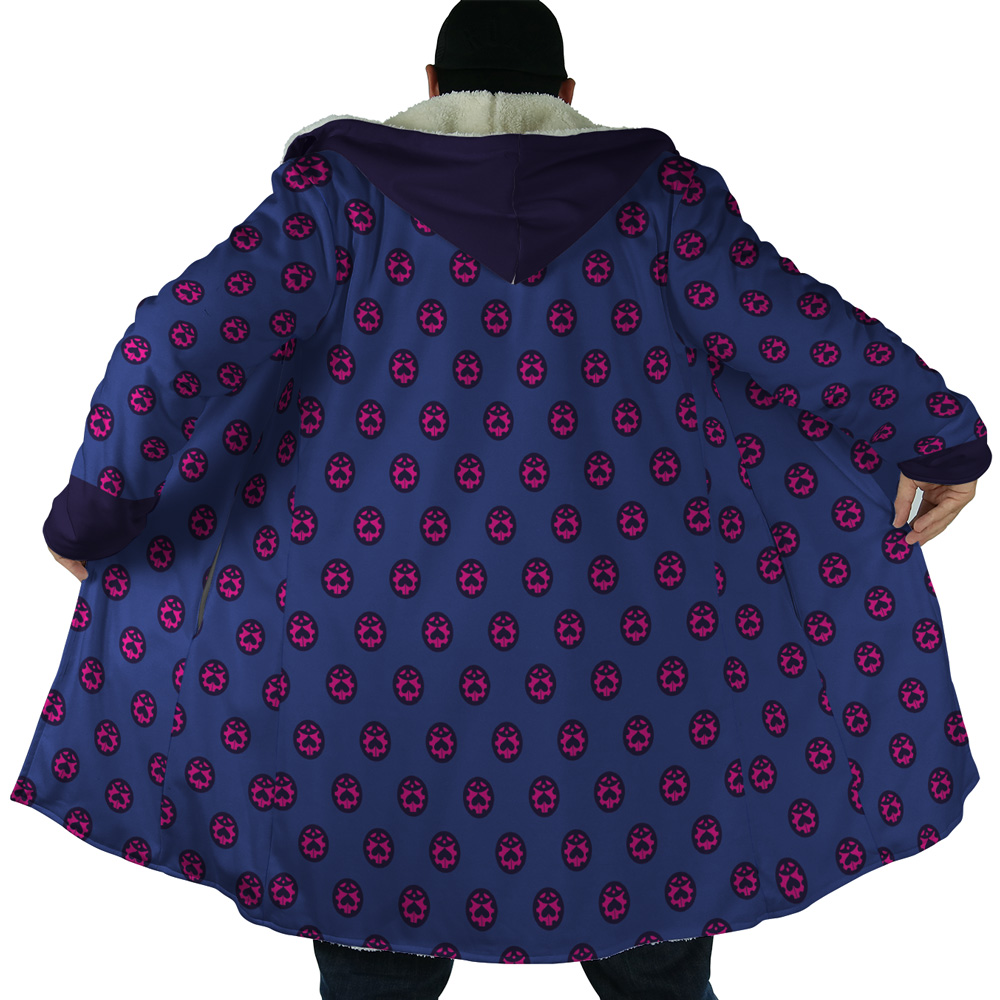 Giorno Giovanna Manga Jojo’s Bizarre Adventure Dream Cloak Coat - Image 6