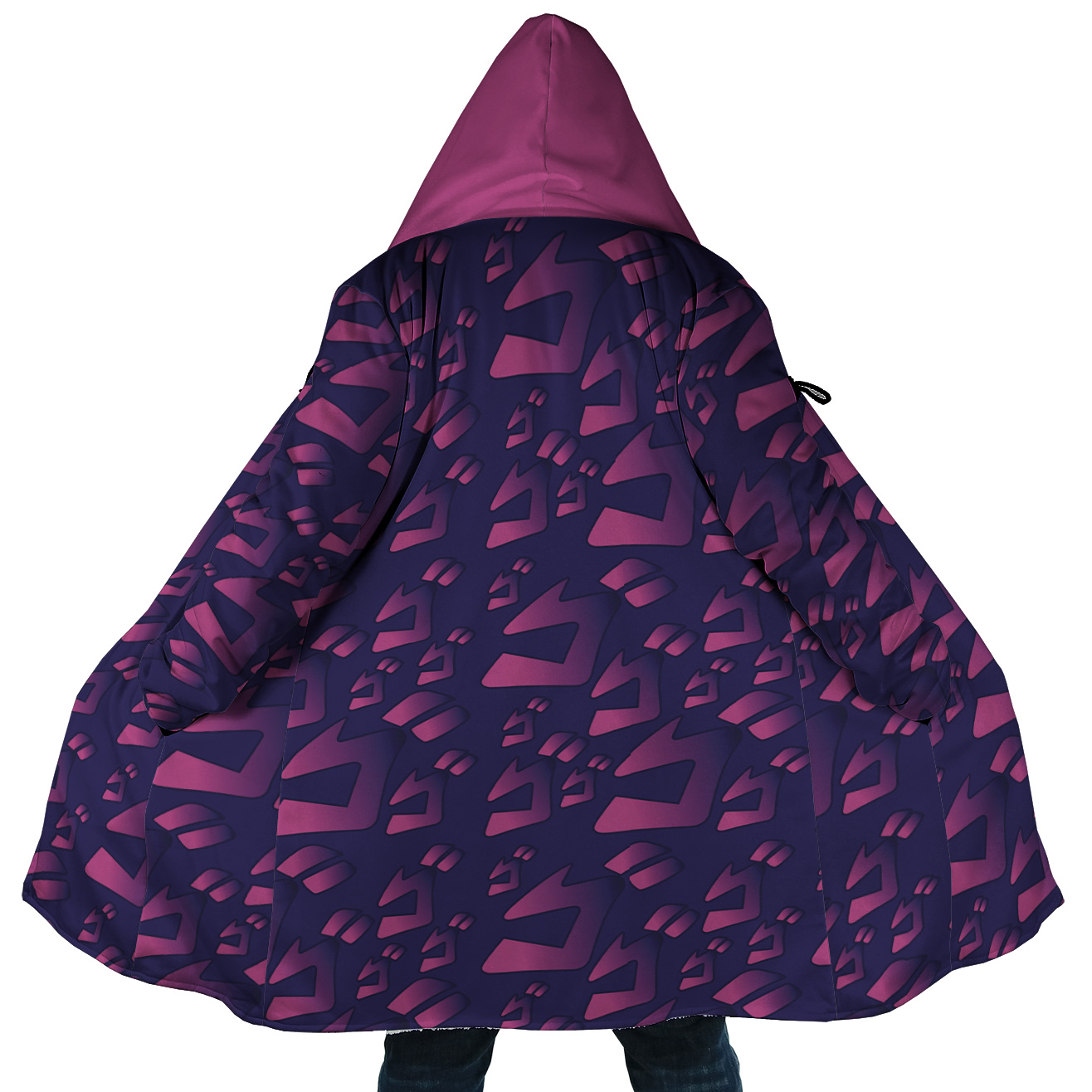 Menacing Aura Jojo’s Bizarre Adventures Dream Cloak Coat