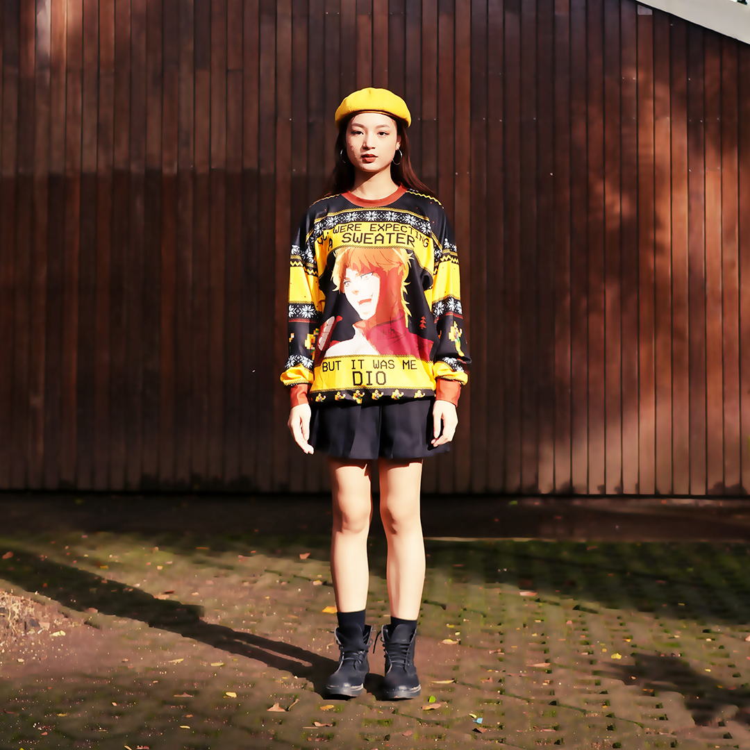 It Was Me Dio Jojo’s Bizarre Adventure Ugly Christmas Sweater - Image 10