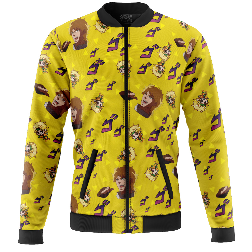It Was Me Dio Pattern Jojo’s Bizarre Adventure Casual Bomber Jacket - Image 2