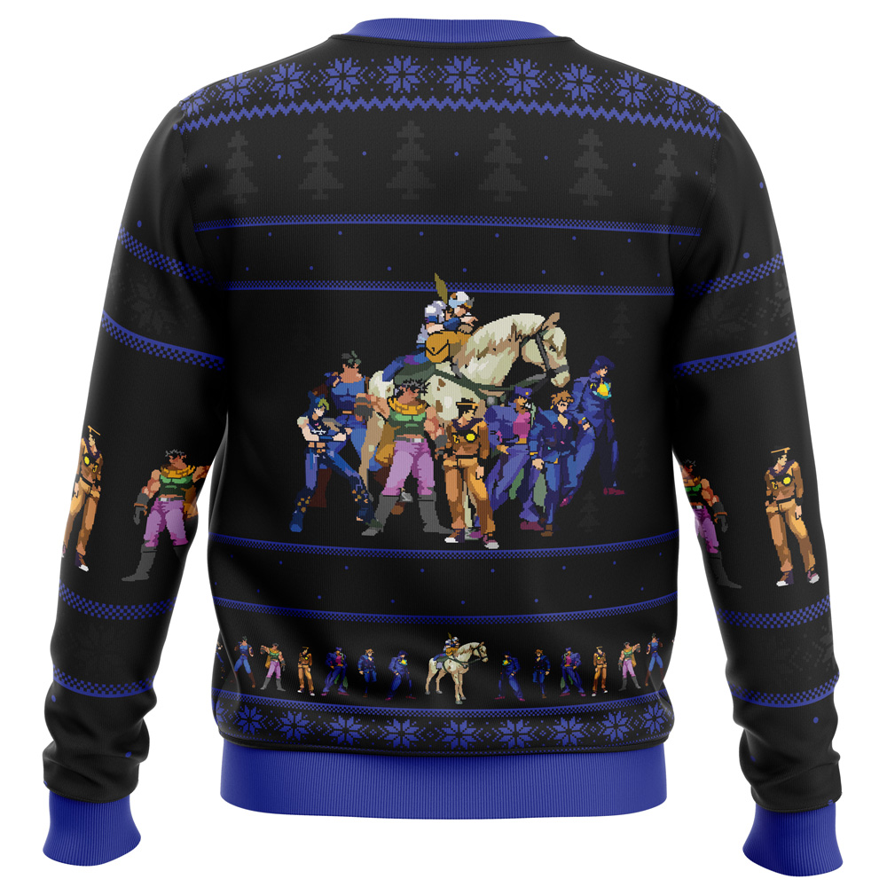 Jojo’s Bizarre Adventure Generations Ugly Christmas Sweater - Image 2