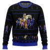 Jojos Bizarre Adventure Generations JBA Ugly Christmas Sweater FRONT mockup - JoJo's Bizarre Adventure UK Shop