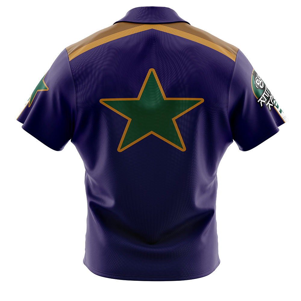 Jotaro Kujo Jojo’s Bizarre Adventure Button Up Hawaiian Shirt - Image 2