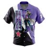 Jotaro Kujo JBA Short Sleeve Hawaiian Shirtt FRONT Mockup - JoJo's Bizarre Adventure UK Shop