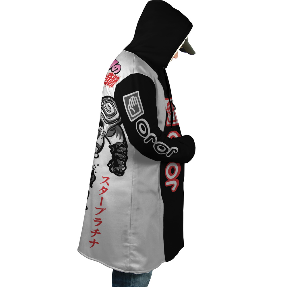 Jotaro Kujo Star Platinum Jojo’s Bizarre Adventure Dream Cloak Coat - Image 3