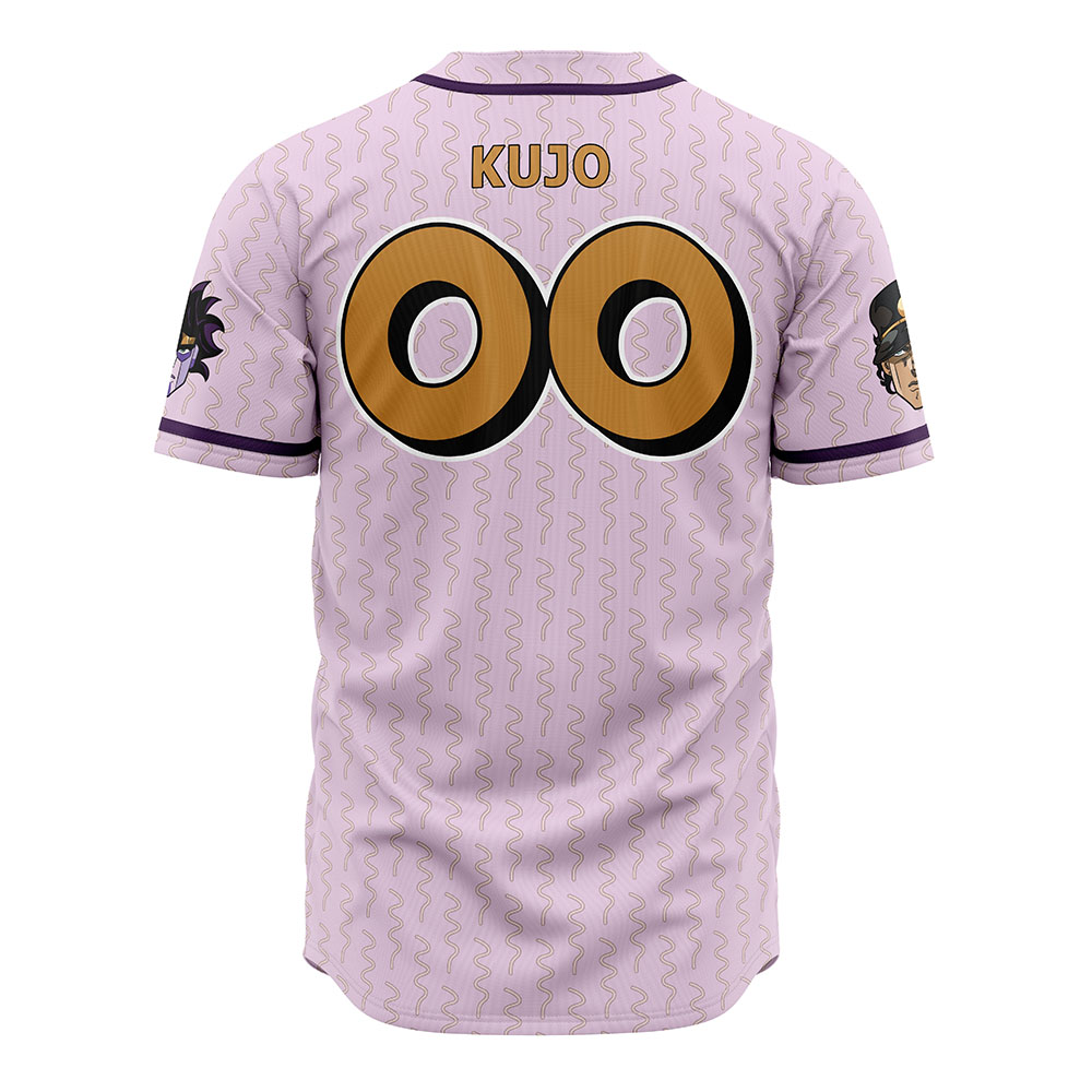 Jotaro Kujo Star Platinum Jojo’s Bizarre Adventure Baseball Jersey - Image 2