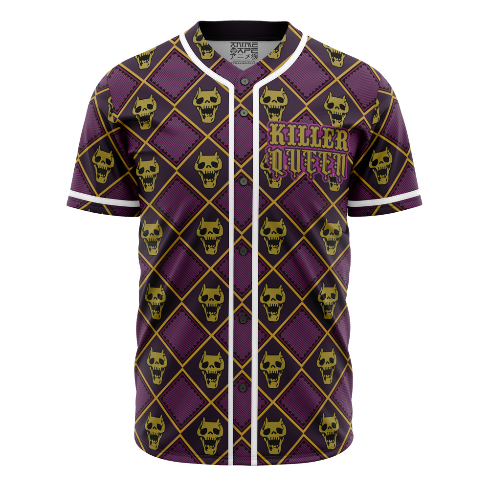 Yoshikage Kira Killer Queen Jojo’s Bizarre Adventure Baseball Jersey