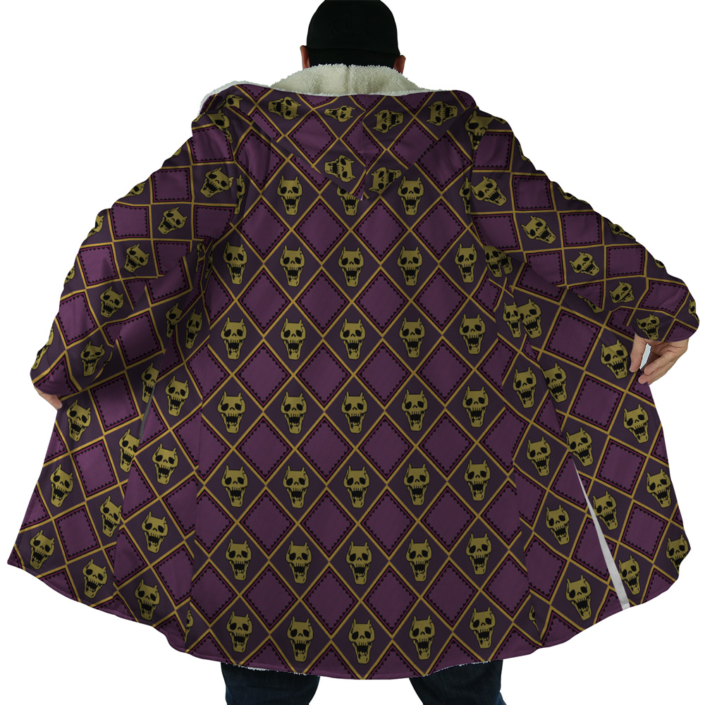 Yoshikage Kira Killer Queen Jojo’s Bizarre Adventure Dream Cloak Coat - Image 6