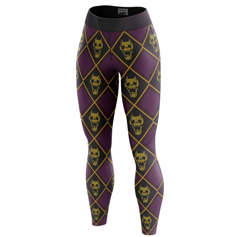 Yoshikage Kira Killer Queen Jojo’s Bizarre Adventure Leggings - Image 2