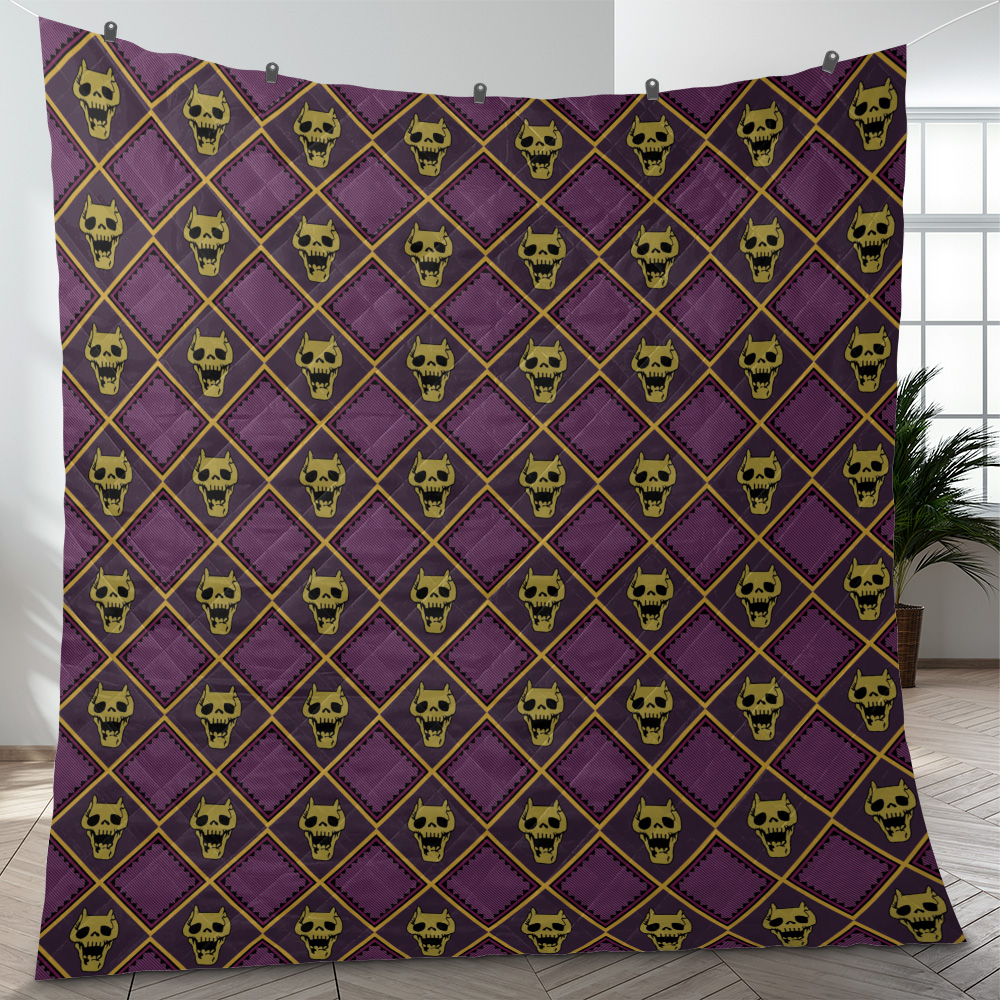 Killer Queen Jojo’s Bizarre Adventure Quilt Blanket