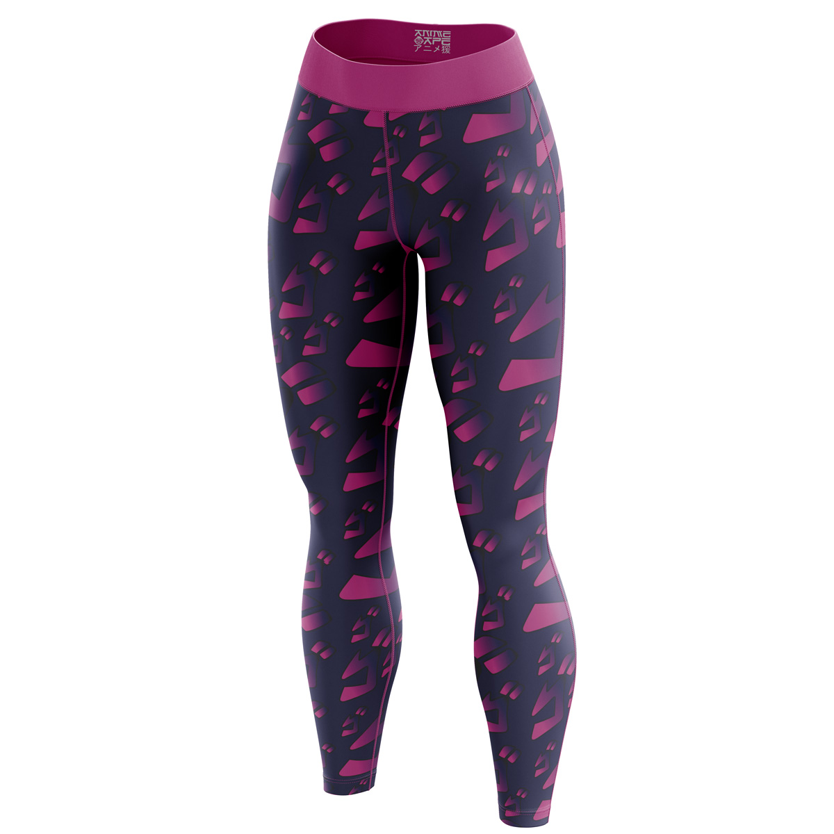 Menacing Aura Jojo’s Bizarre Adventure Leggings - Image 2
